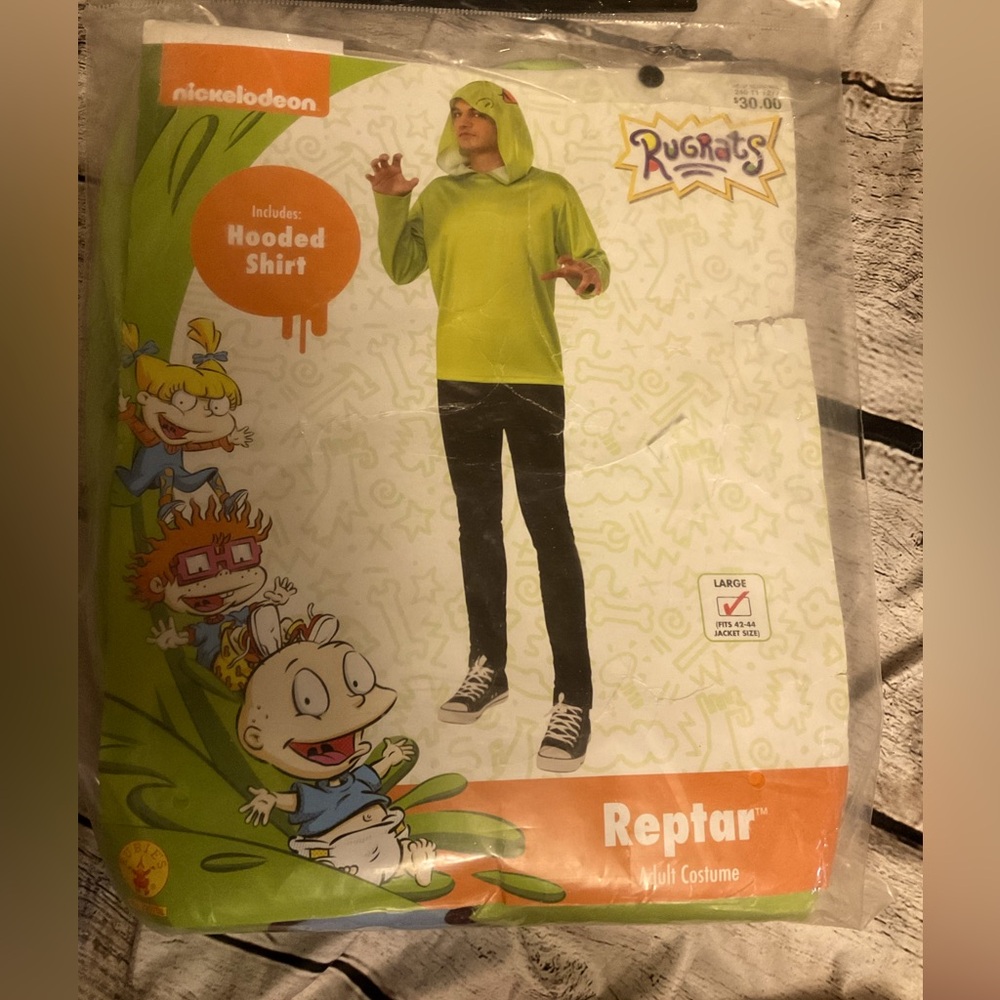Rugrats reptar costume adult L new